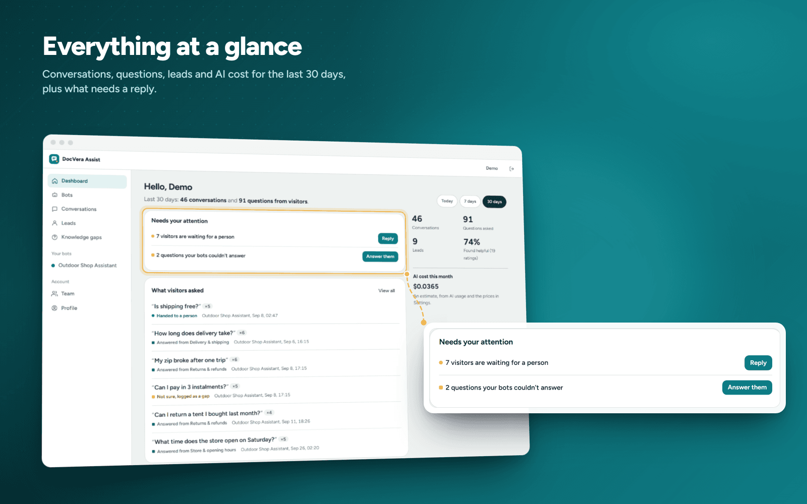 Screenshot of DocVera Assist